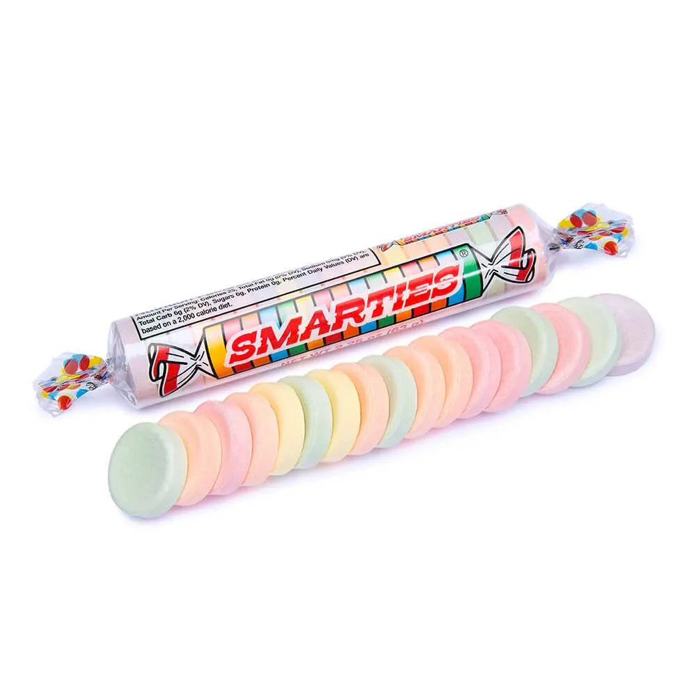 Mega Smarties Candy Rolls: 24-Piece Box | Candy Warehouse