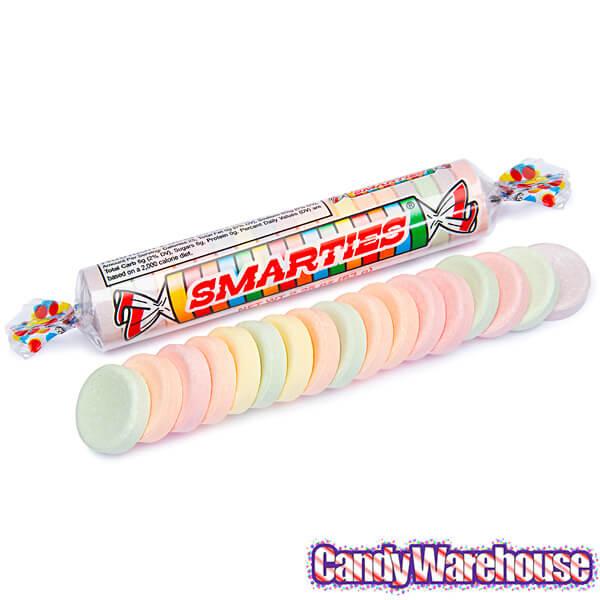 Mega Smarties Candy Rolls: 24-Piece Box - Candy Warehouse
