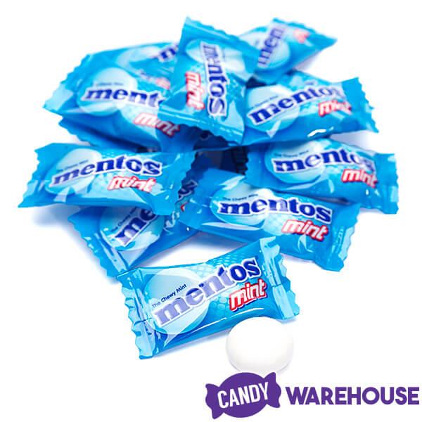 Mentos Mint Candy Single Packs: 125-Piece Bag - Candy Warehouse