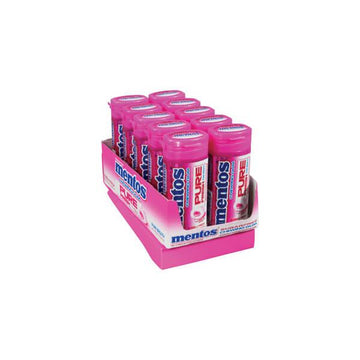 Mentos Pure Fresh Sugar Free Chewing Gum Packs - Bubble Fresh: 10-Piece Box - Candy Warehouse
