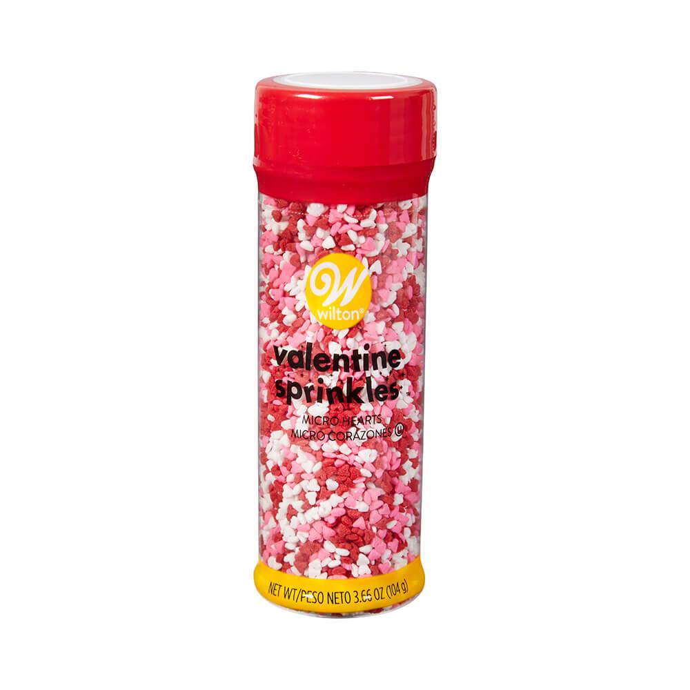 Micro Hearts Sprinkles: 3.66-Ounce Bottle - Candy Warehouse
