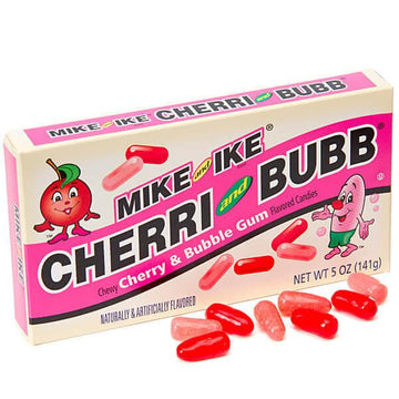 Mike and Ike Cherry and Bubb Candy 5-Ounce Packs: 12-Piece Box - Candy Warehouse