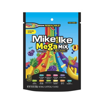 Mike and Ike Mega Mix 10-Ounce Bag - Candy Warehouse