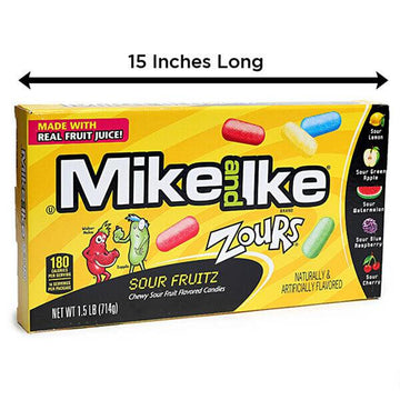 Mike and Ike Zours Candy 1.5LB Giant Party Pack - Candy Warehouse