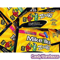 Mike and Ike Zours Candy Snack Size Packs: 24-Piece Box - Candy Warehouse