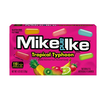 Mike and Ike Tropical Typhoon Candy 4.25-Ounce Packs: 12-Piece Box