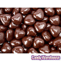 Milk Chocolate Covered Caramel Hearts Candy: 2LB Bag - Candy Warehouse