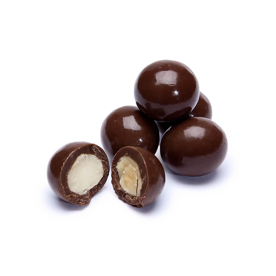 Milk Chocolate Covered Macadamia Nuts Candy: 2LB Bag - Candy Warehouse