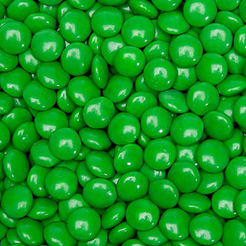 Milk Chocolate Gems - Green: 2LB Bag - Candy Warehouse