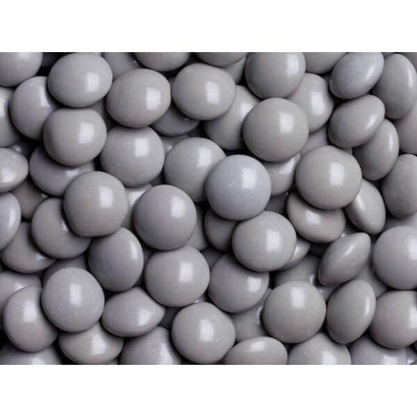 Milk Chocolate Gems - Silver Grey: 2LB Bag - Candy Warehouse