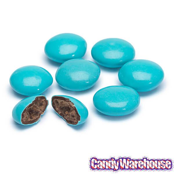 Milk Chocolate Gems - Teal: 2LB Bag - Candy Warehouse