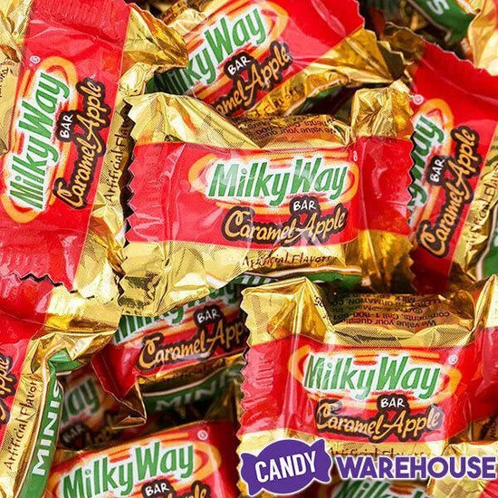 Milky Way Caramel Apple Minis Candy 11.5Ounce Bag Candy Warehouse
