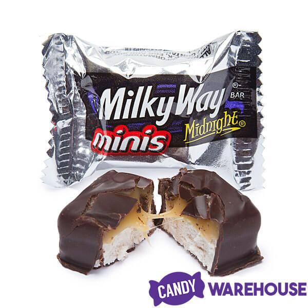 Milky Way Midnight Minis Candy: 8.9-Ounce Bag - Candy Warehouse