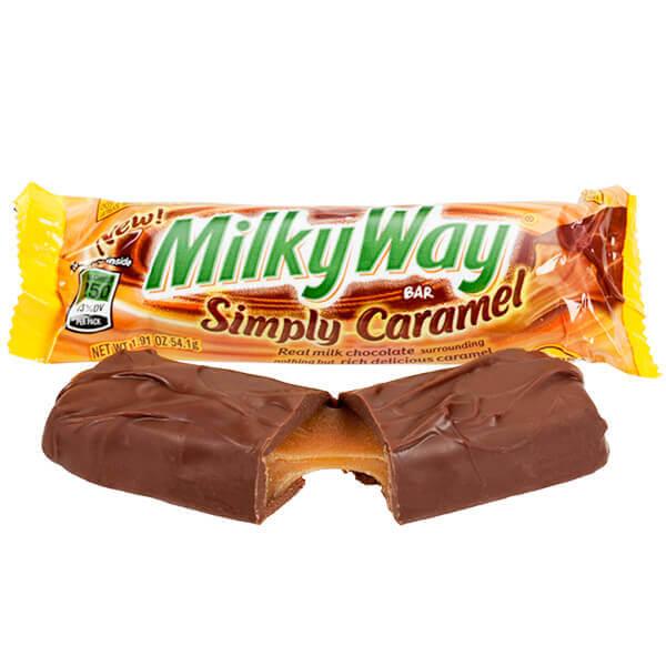 Milky Way Simply Caramel Candy Bars: 24-Piece Box - Candy Warehouse