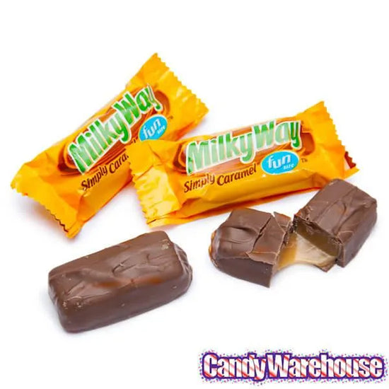 Milky Way Simply Caramel Fun Size Candy Bars 14Piece Bag Candy
