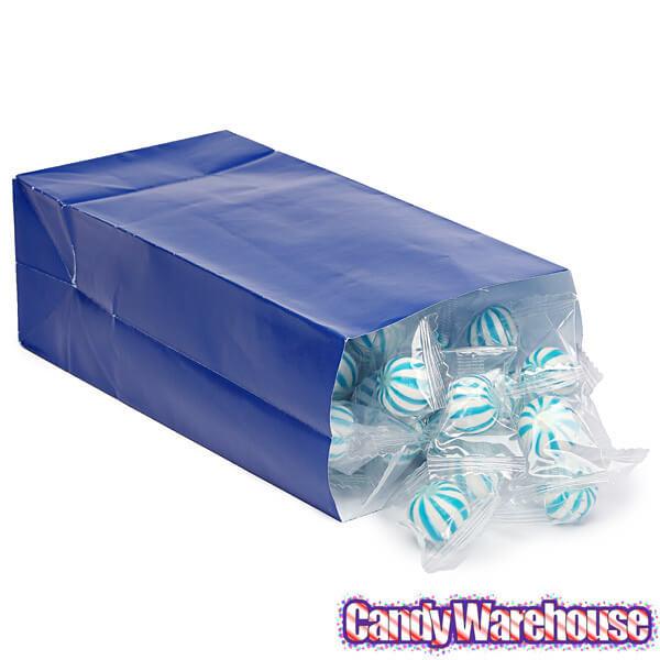 Mini Candy Treat Bags - Blue: 24-Piece Bag - Candy Warehouse