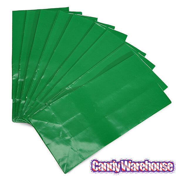 Mini Candy Treat Bags - Green: 24-Piece Bag - Candy Warehouse