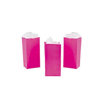 Mini Candy Treat Bags - Hot Pink: 24-Piece Bag - Candy Warehouse