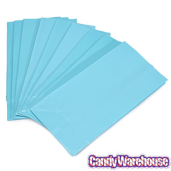 Mini Candy Treat Bags - Light Blue: 24-Piece Bag - Candy Warehouse