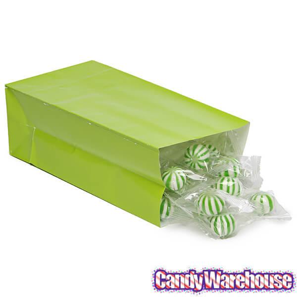 Mini Candy Treat Bags - Light Green: 24-Piece Bag - Candy Warehouse