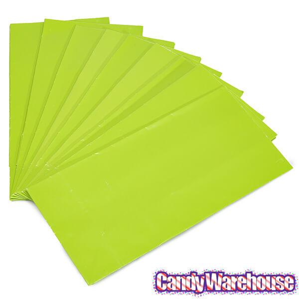 Mini Candy Treat Bags - Light Green: 24-Piece Bag - Candy Warehouse