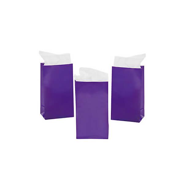 Mini Candy Treat Bags - Purple: 24-Piece Bag - Candy Warehouse