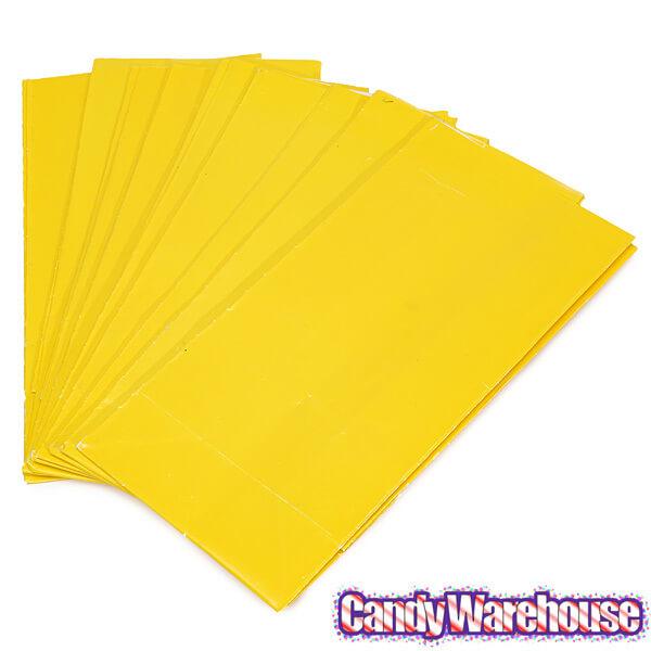 Mini Candy Treat Bags - Yellow: 24-Piece Bag - Candy Warehouse