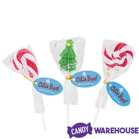 Mini Christmas Lollipops on 12-Inch Sticks: 100-Piece Pack - Candy Warehouse