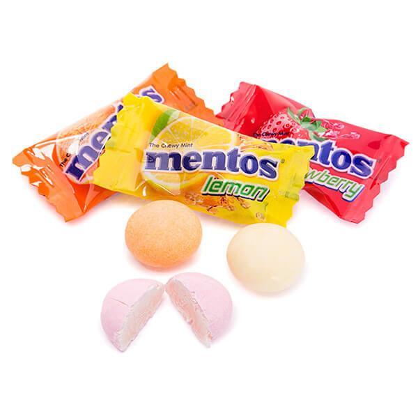 Mini Mentos Fruit Candy Single Packs: 1LB Bag - Candy Warehouse