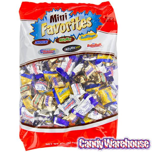 Minis Chocolate Candy Assortment: 240-Piece Bag - Candy Warehouse