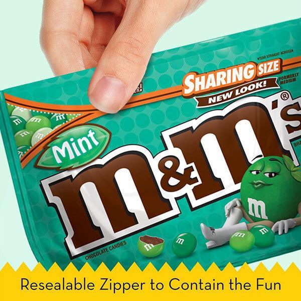 Mint Dark Chocolate M&M's Candy: 9.6-Ounce Bag