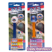MLB Team Baseball PEZ Candy Packs - New York Mets: 12-Piece Box - Candy Warehouse