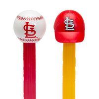 MLB Team Baseball PEZ Candy Packs - St. Louis Cardinals: 12-Piece Box - Candy Warehouse