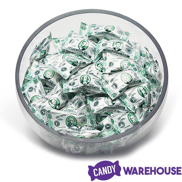 Money Wrapped Butter Mint Creams: 1000-Piece Case - Candy Warehouse