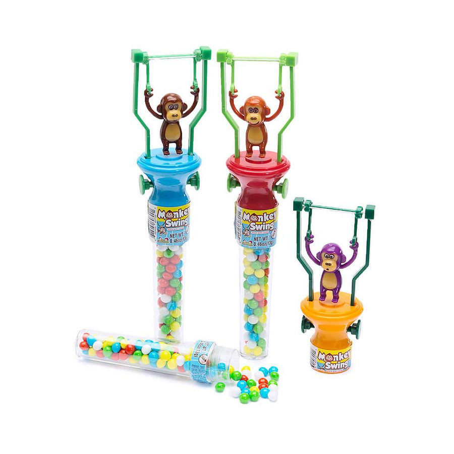 Monkey Swing Toys with Candy: 12-Piece Box - Candy Warehouse