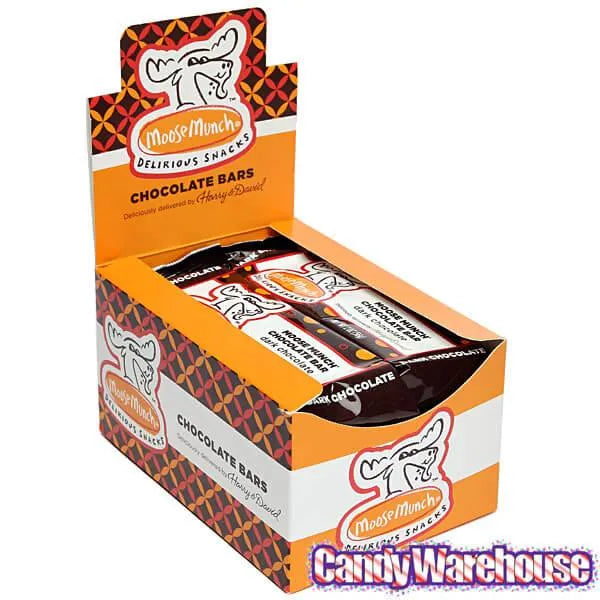 Moose Munch Candy Bars Dark Chocolate 6Piece Box Candy Warehouse
