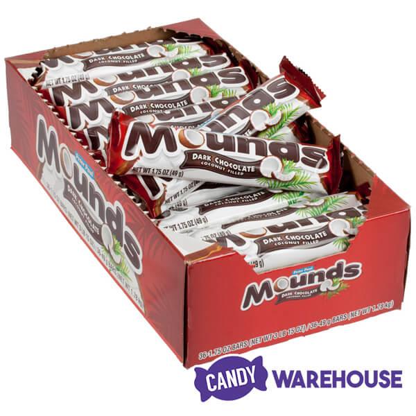 Mounds Candy Bars: 36-Piece Box - Candy Warehouse