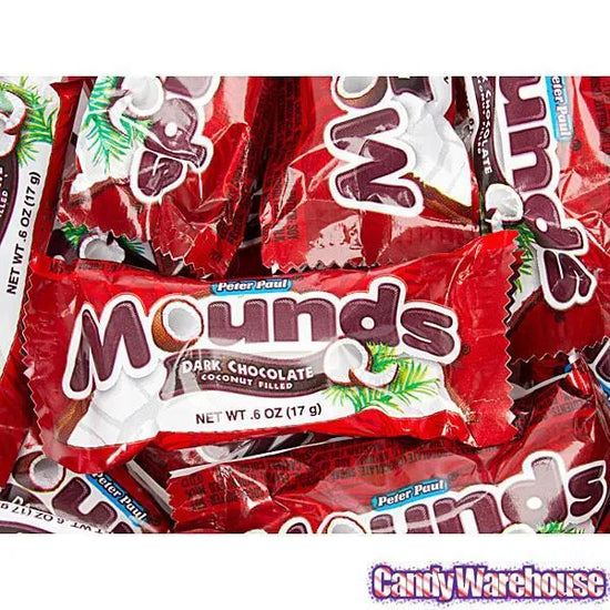 Mounds Snack Size Candy Bars 18Piece Bag Candy Warehouse