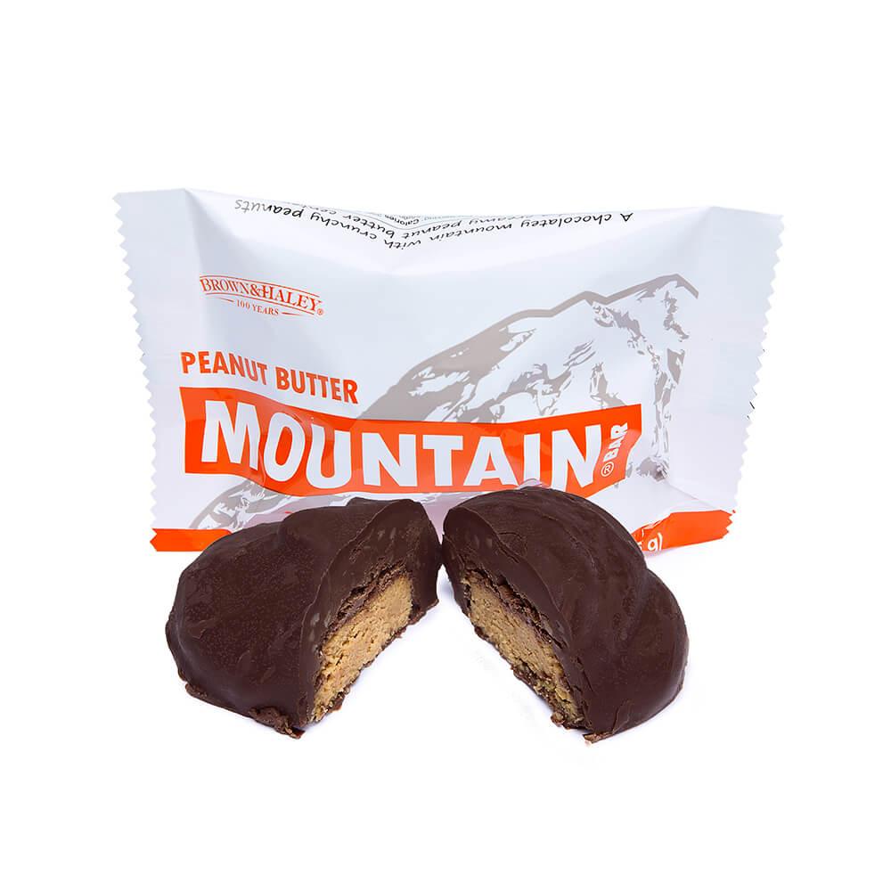 Mountain Candy Bars - Peanut Butter: 15-Piece Box - Candy Warehouse