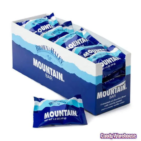Mountain Candy Bars Vanilla 15Piece Box Candy Warehouse