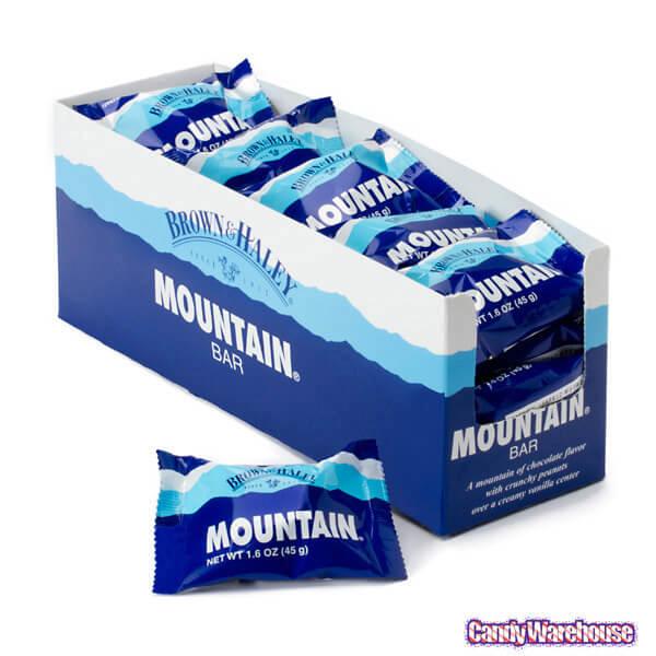 Mountain Candy Bars - Vanilla: 15-Piece Box - Candy Warehouse