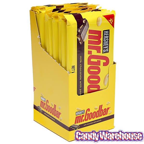Mr. Goodbar Chocolate 4.4-Ounce Jumbo Candy Bars: 12-Piece Box - Candy Warehouse