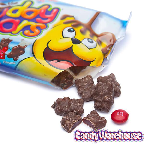 Muddy Bears Chocolate Covered Gummy Bears Candy: Giant 1LB Box - Candy Warehouse