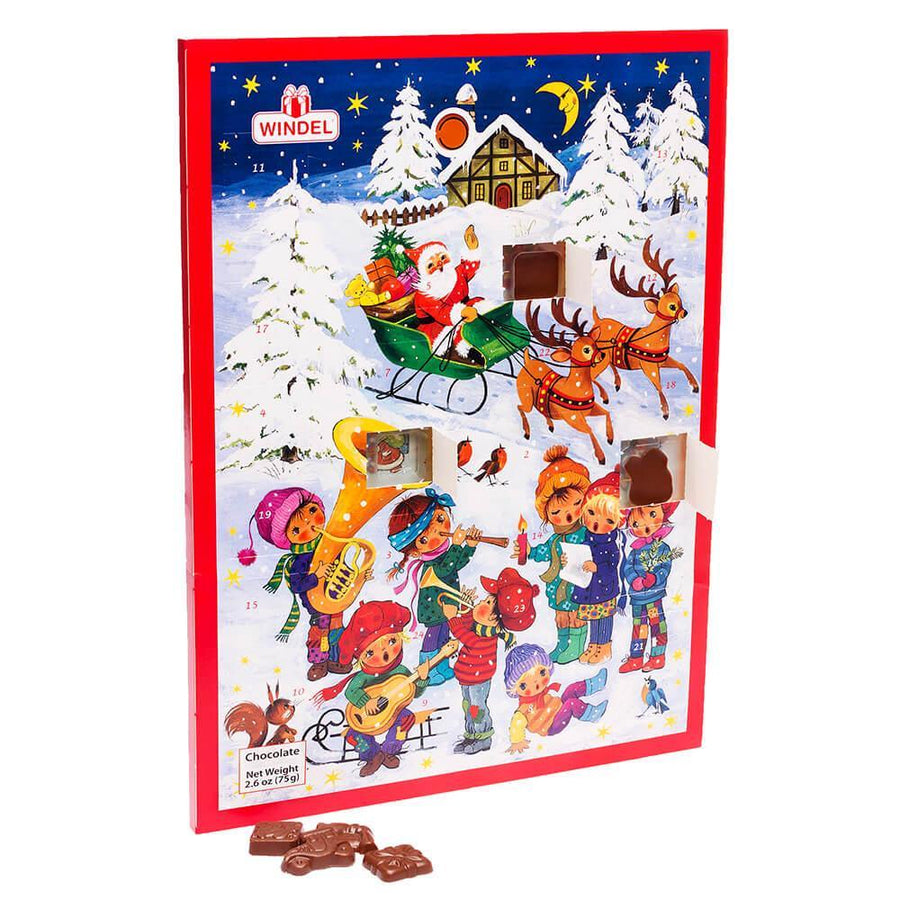 Musical Christmas Chocolate Advent Calendar - Candy Warehouse