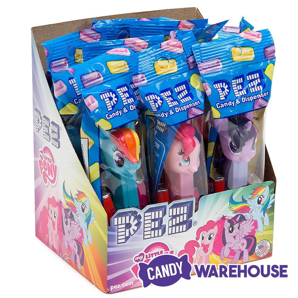 My Little Pony PEZ Candy Packs: 12-Piece Display - Candy Warehouse