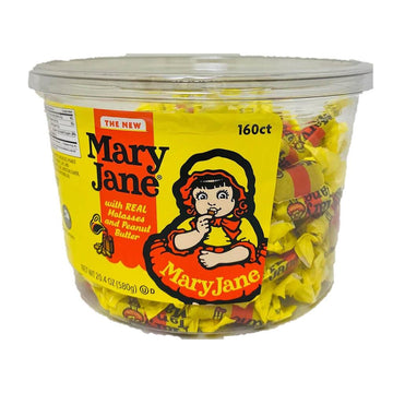 Necco Mary Jane Candy: 160-Piece Tub - Candy Warehouse