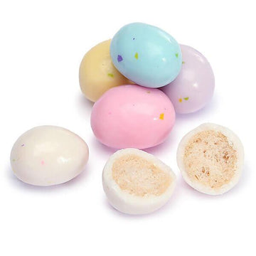 Necco Mighty Malts Speckled Malted Milk Eggs - Mini: 6-Ounce Bag - Candy Warehouse