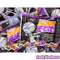 Necco Mummy Hearts Halloween Candy Packs: 9-Ounce Bag - Candy Warehouse