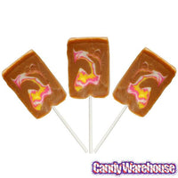 Necco Slap Stix Caramel Pops: 24-Piece Box - Candy Warehouse