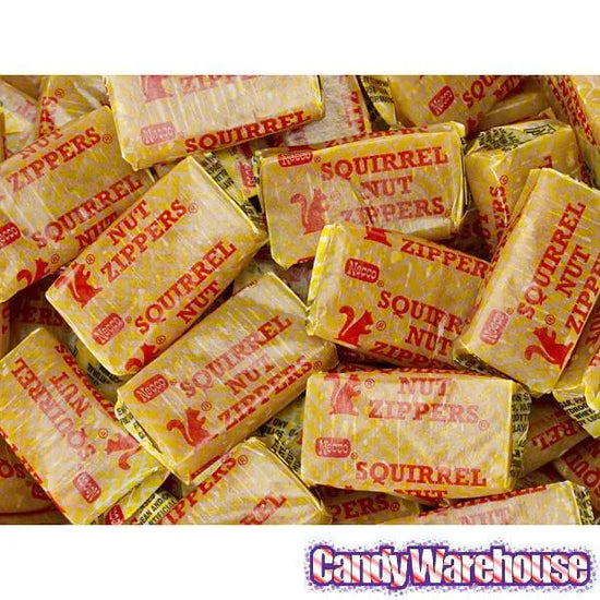 Necco Squirrel Nut Zippers Original Caramels 240Piece Tub Candy